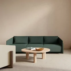 Table basse ronde en chêne naturel Galta Forte Round - Kann Design