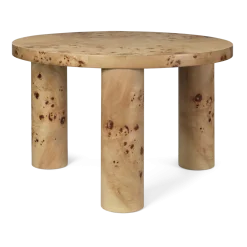 Table basse ronde en peuplier 65cm Post - Ferm living