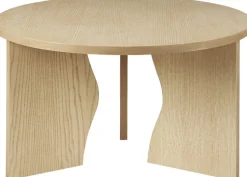 Table basse ronde en placage de frêne huilé naturel 60x35cm Brook - Broste Copenhagen