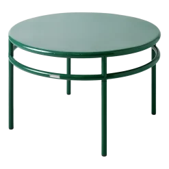 Table basses ronde en acier vert mousse 80cm T37 - Tolix