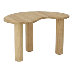 Table basse 65 x 40 cm en bois d'hévéa naturel Luppa - Bloomingville