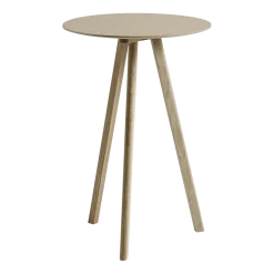 Table bistrot haute ronde en chêne naturel 70x105cm CPH 20 2.0 - Hay