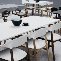 Table blanche 140x90 Union blanc - Normann Copenhagen
