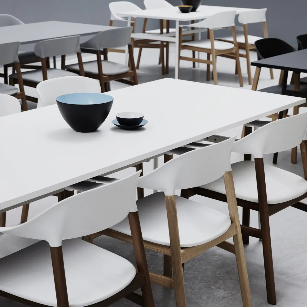Table blanche 140x90 Union blanc - Normann Copenhagen