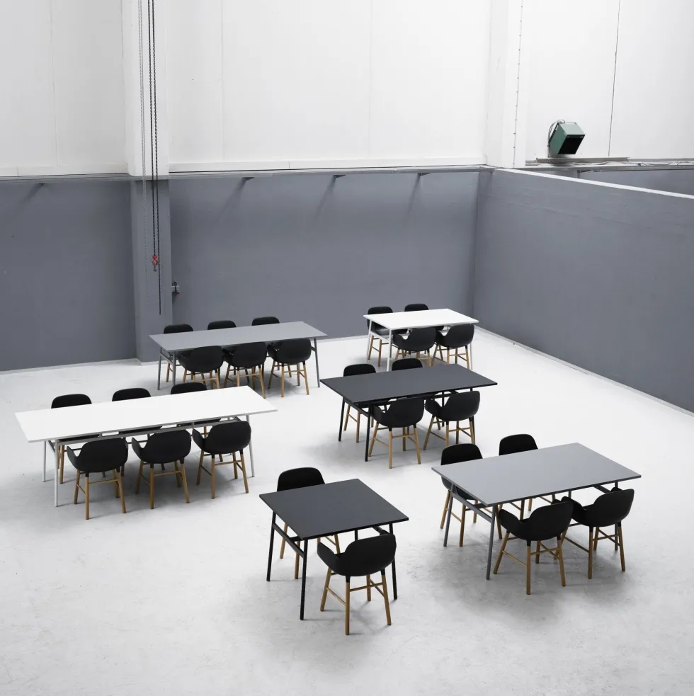 Table blanche 140x90 Union blanc - Normann Copenhagen