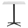 Table carré 70 cm 4 pieds en acier inoxydable Allez Steel - Normann Copenhagen