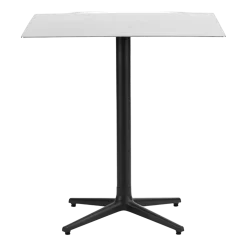 Table carré 70 cm 4 pieds en acier inoxydable Allez Steel - Normann Copenhagen