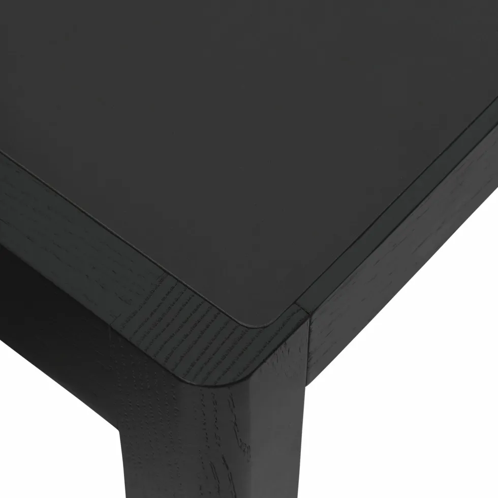 Table chêne laqué et noire 140 x 92 cm Workshop - Muuto