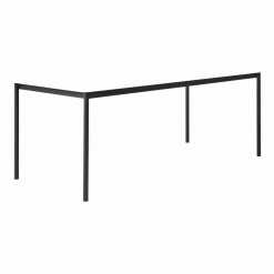 Table 250 cm blanche piétement noir Base - Muuto