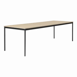 Table 190 cm en chêne piétement noir Base - Muuto