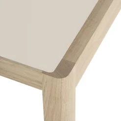 Table 200 cm grise et chêne naturel Workshop - Muuto