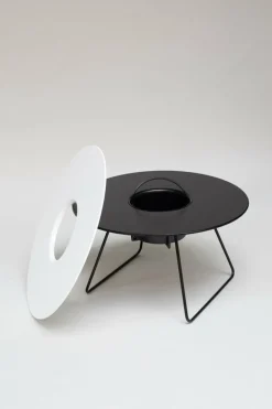 Table à cocktail ronde en acier noir 75 cm N'ice - Cools Collection