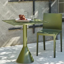 Table cone carrée anthracite Palissade - HAY