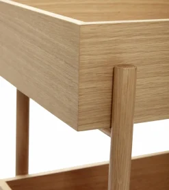Table console en bois de chêne Stack - Hübsch