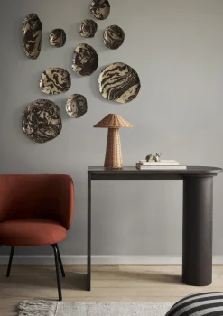 Table console en chêne marron foncé Pylo - Ferm Living