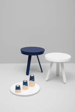Table d'appoint bleue 42 cm Batea - Woodendot
