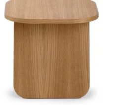 Table d'appoint carrée en bois de chêne huilé 40x40x35cm Momoko - EMKO