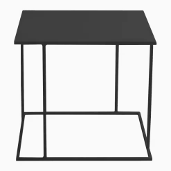 Table d'appoint carré en métal noir Walt - Custom Form