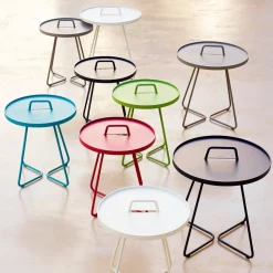 Table d'appoint 54 cm en aluminium blanc On-the-move - Cane-Line
