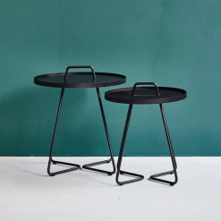 Table d'appoint 54 cm en aluminium bordeaux On-the-move - Cane-Line