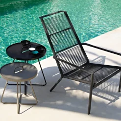 Table d'appoint 54 cm en aluminium vert foncé On-the-move - Cane-Line