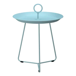 Table d'appoint d'extérieur en aluminium bleu givré 45cm EYELET - Houe