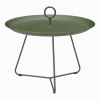 Table d'appoint d'extérieur en aluminium vert olive 58cm EYELET - Houe