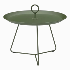 Table d'appoint d'extérieur en aluminium vert olive 58cm EYELET - Houe