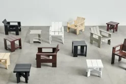 Table d'appoint d'extérieur en pin blanche Crate - Hay