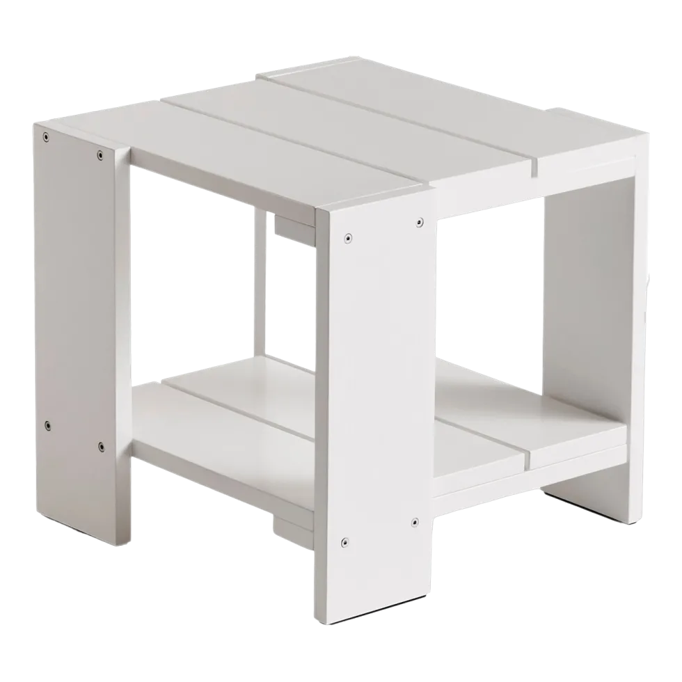 Table d'appoint d'extérieur en pin blanche Crate - Hay
