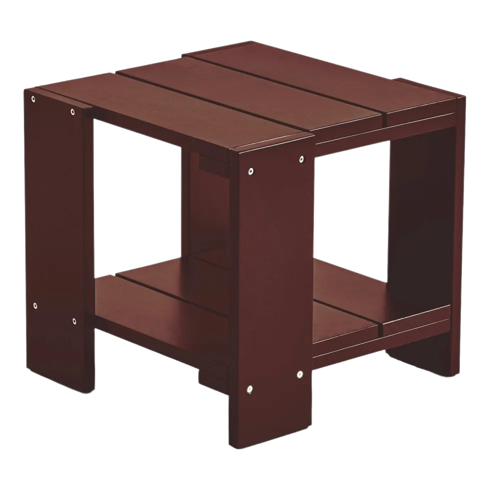 Table d'appoint d'extérieur en pin Iron red Crate - Hay