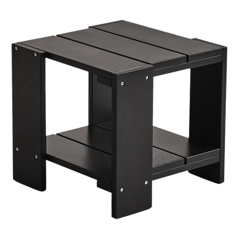Table d'appoint d'extérieur en pin noire Crate - Hay