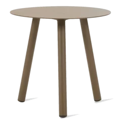 Table d'appoint d'extérieur ronde en aluminium taupe 45x44cm Lilo - Vincent Sheppard