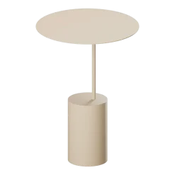 Table d'appoint en acier beige 40cm Ciro - Metallbude
