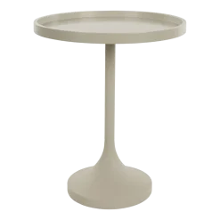 Table d'appoint en acier beige 46x56cm Jason - Zuiver