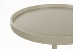 Table d'appoint en acier beige 46x56cm Jason - Zuiver
