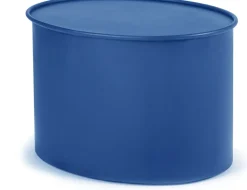 Table d'appoint en acier poudré bleu 56x43,5x37cm Valérie - Serax