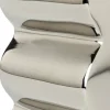 Table d'appoint en aluminium argenté 45cm Curves - Zuiver