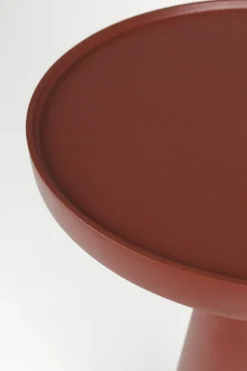 Table d'appoint en aluminium rouge brique 28x56cm Floss - Zuiver
