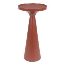 Table d'appoint en aluminium rouge brique 28x56cm Floss - Zuiver