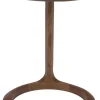 Table d'appoint en bois d'acacia et mabre 41x45x55cm Doppio - Zuiver