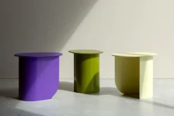 Table d'appoint en bois de hêtre vert 32x44x40cm Plateau - Fest Amsterdam