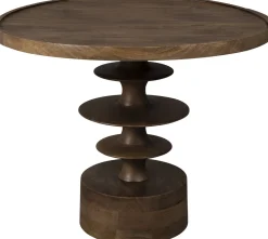 Table d'appoint en bois de manguier 66x50cm Cath - Dutchbone