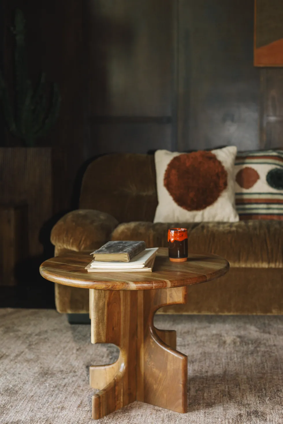 Table d'appoint en bois de manguier 60x45cm Morgan - Dutchbone