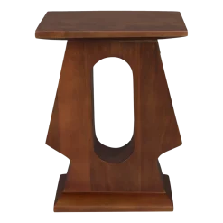 Table d'appoint en bois de manguier 35x25x48cm Pilaster - Dutchbone