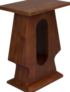 Table d'appoint en bois de manguier 35x25x48cm Pilaster - Dutchbone