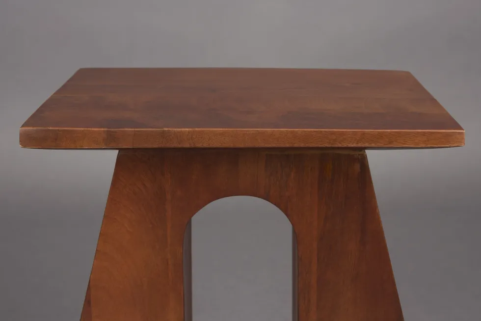 Table d'appoint en bois de manguier 35x25x48cm Pilaster - Dutchbone