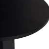 Table d'appoint en bois noir 45xh50cm Koohi - Hübsch