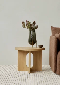 Table d'appoint en chêne massif 40 x 50 cm Androgyne - Audo