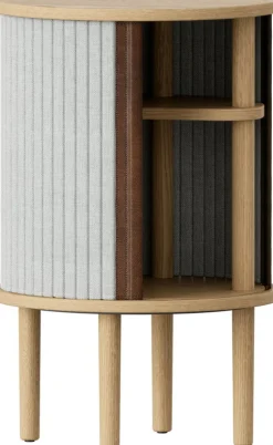 Table d'appoint en chêne naturel gris clair 59,3 x 38 cm Audacious - UMAGE